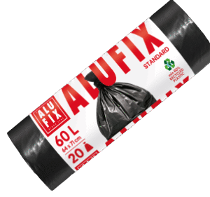 AluFix Black Classic Garbage Bags 60L