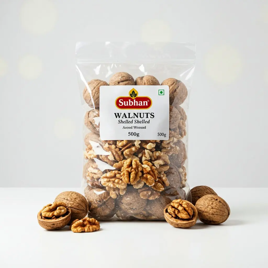 Subhan Walnuts Shelled 500g