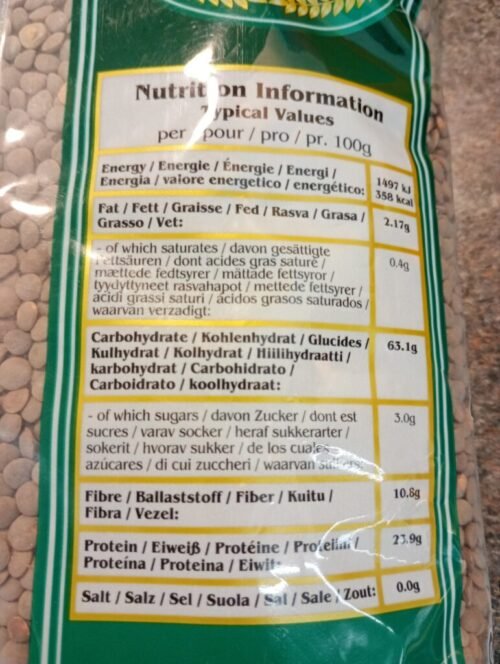 Heera Brown Lentils 2kg - Image 3