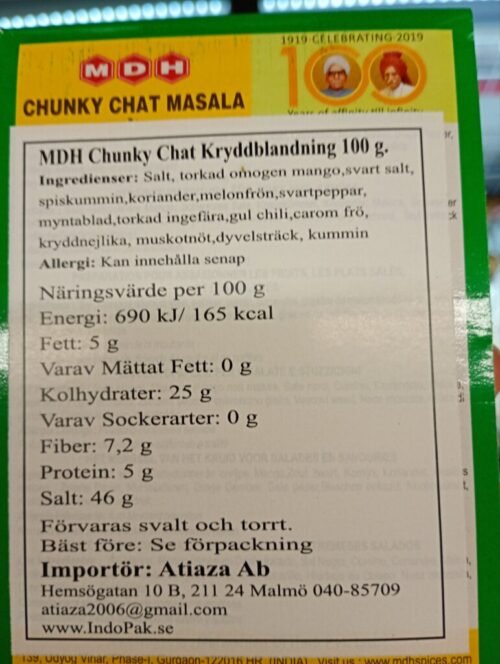 MDH chunky chat Masla 100gm - Image 2