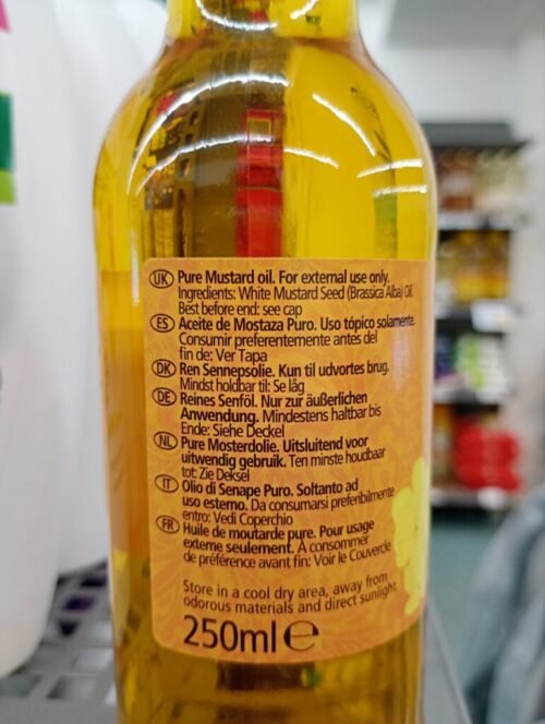 KTC Mustard Oil Pure 250ml - Image 4