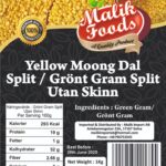 Malik Foods Moong Dal Chilka 1kg – Premium Split Green Gram