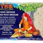 TRS Pawa Flake Rice Medium 1kg – Perfekt för Poha & Snacks