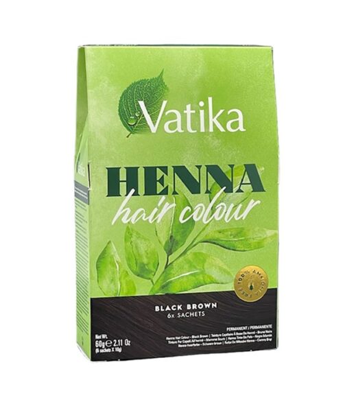 Vatika Naturals Vatika Henna Hair Colour Black Brown 60g