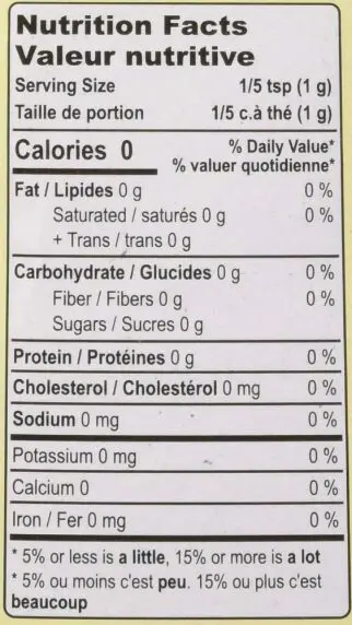 kasuri metihi nutrition facts