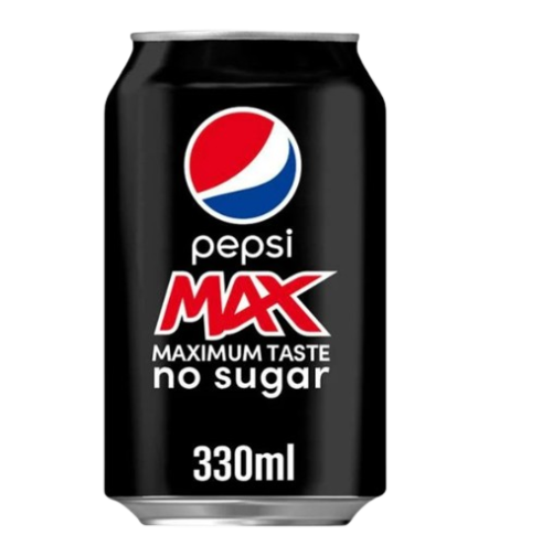 Pepsi max can 330ml