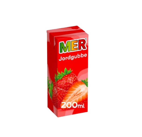 Mer Jordgubbe 200ml