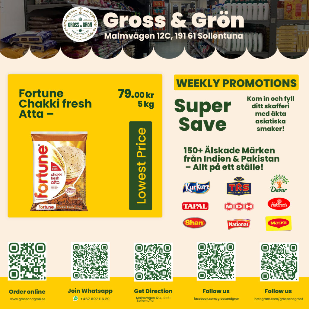 50% off on all freshly made sweets and snacks 