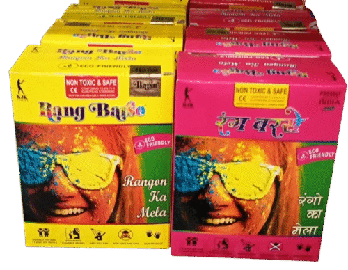 Rang Barse Non-Toxic Skin-Friendly Herbal Holi Colour – Safe & Vibrant Festive Fun