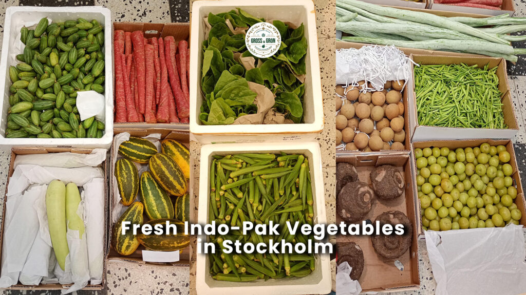 Fresh Indo-Pak Vegetables in Stockholm: Your Weekly Dose of Home at Gross & Grön