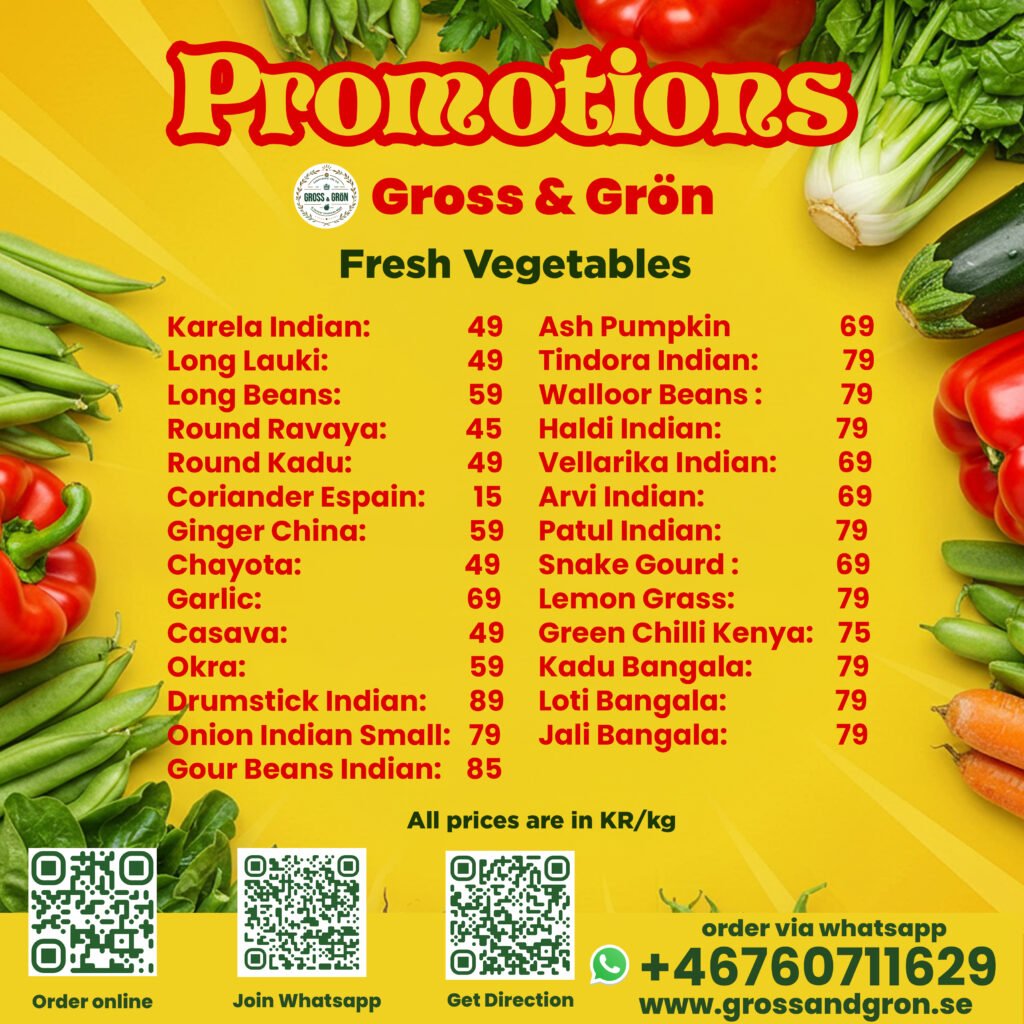 Mega Promotion on Fresh Vegetables