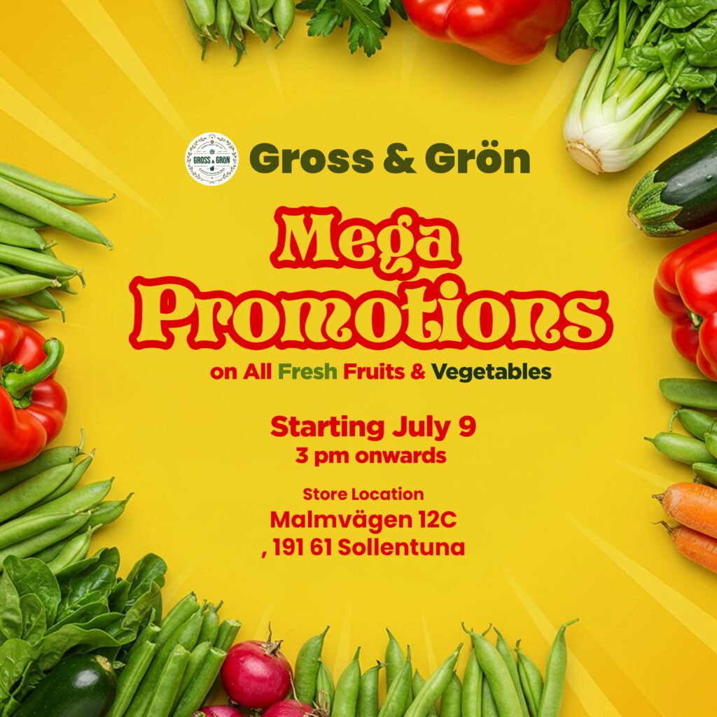 Mega promotion at Gross & Gron Stockholm